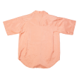 C&A Womens Shirt Blouse Orange Collared S Supply