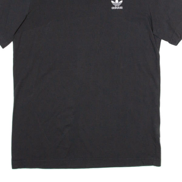 ADIDAS Mens T-Shirt Black S Fashion