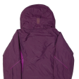 COLUMBIA Fleece Lined Womens Jacket Purple 90s Hooded S Online Sale