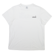 ADIDAS Mens T-Shirt White L For Cheap