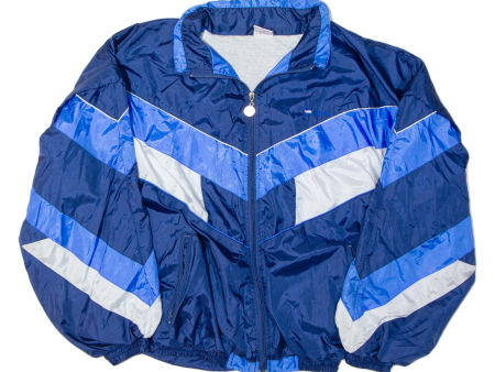 VICTORY Womens Shell Jacket Blue 90s M Cheap