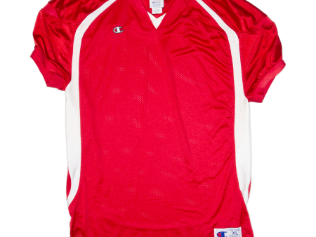 CHAMPION Training Jersey Mens Jersey Red USA V-Neck XL Online Hot Sale