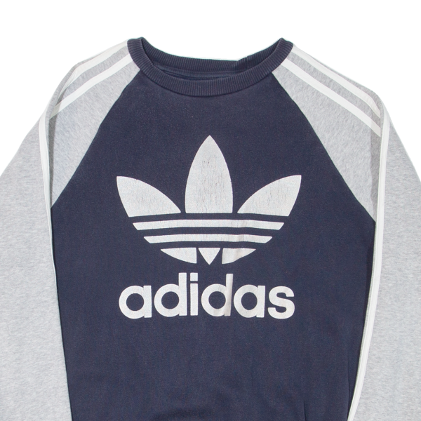 ADIDAS Boys Sweatshirt Blue L Online now