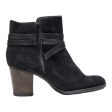 CLARKS Ankle Boots Black Suede Womens UK 6 Discount