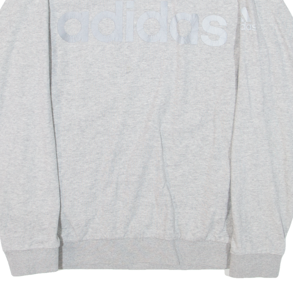 ADIDAS Boys Sweatshirt Grey M Hot on Sale