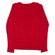 U.S. POLO ASSN Mens Jumper Red Cable Knit M Online now