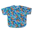 Womens Printed Blouse Blue 90s Floral L on Sale