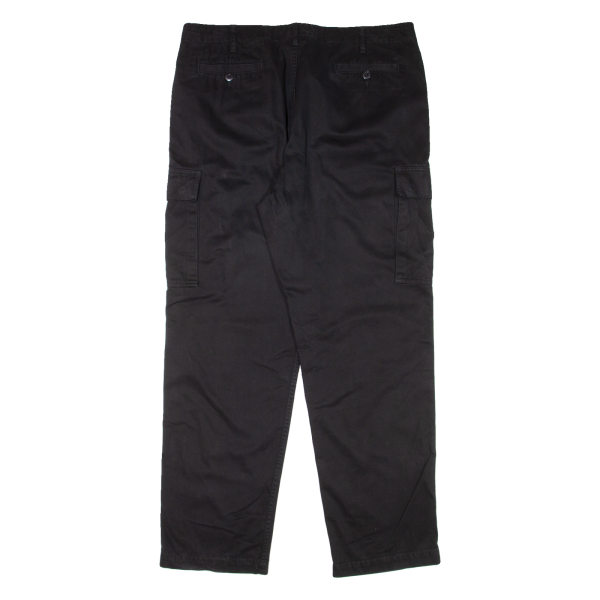 TRAILER Cargo Mens Trousers Black Regular Tapered W38 L32 Online