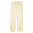 CLAY FERRY Pleated Womens Trousers Yellow Regular Straight W32 L34 Supply