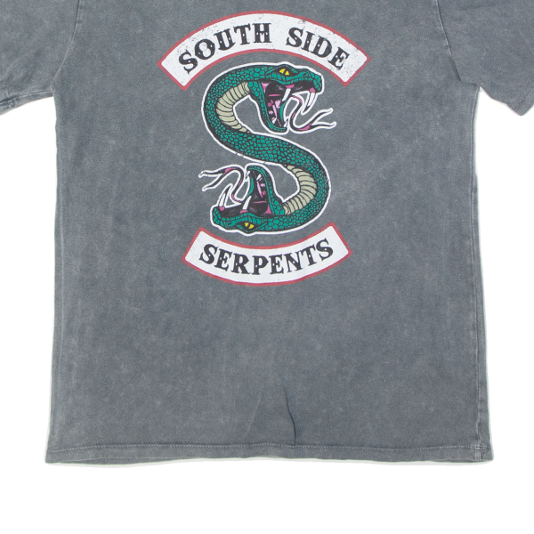 RIVERDALE Southside Serpents Mens T-Shirt Grey USA S on Sale