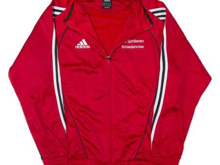 ADIDAS FC Schlieren Mens Track Jacket Red M Fashion