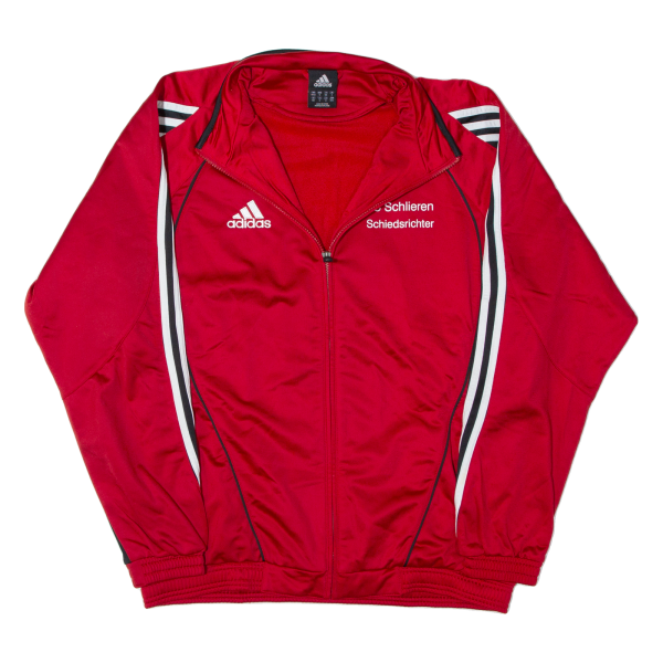 ADIDAS FC Schlieren Mens Track Jacket Red M Fashion