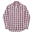 TIMBERLAND Mens Shirt Red Check Long Sleeve S Online Hot Sale