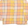 THEO WORMLAND Mens Flannel Shirt Orange Check Long Sleeve XL Cheap