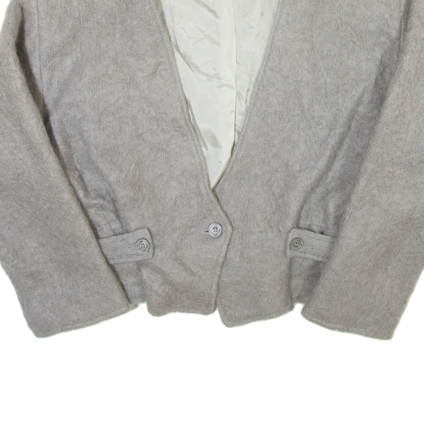 Womens Blazer Jacket Grey XS For Sale