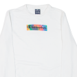 CHAMPION Boys Sweatshirt White XL Discount