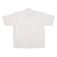 RENATE BARZINI Womens Shirt White Striped S Cheap