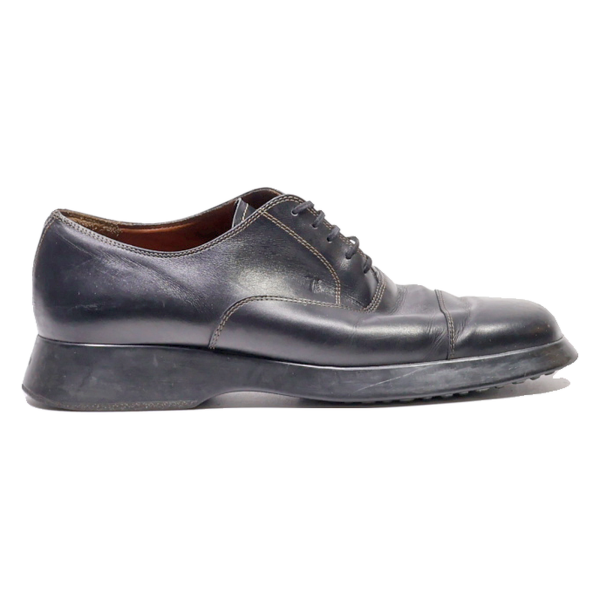 TODS Oxford Shoes Black Leather Mens UK 8 Discount