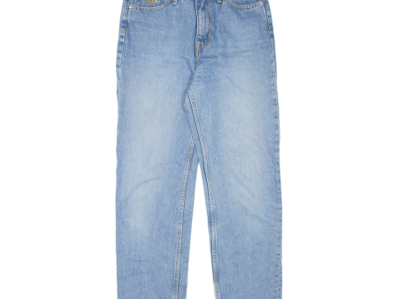 TOMMY HILFIGER Cropped Womens Jeans Blue Classic Straight Stone Wash W27 L27 Online now