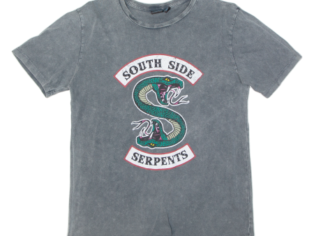 RIVERDALE Southside Serpents Mens T-Shirt Grey USA S on Sale