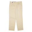 BRAX Chino Mens Trousers Beige Regular Straight W38 L33 Fashion