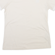 ADIDAS Womens T-Shirt Cream UK 12 Discount