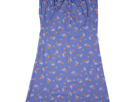 CHANTAL Womens A-Line Dress Blue Fair Isle Sleeveless Midi M Online now