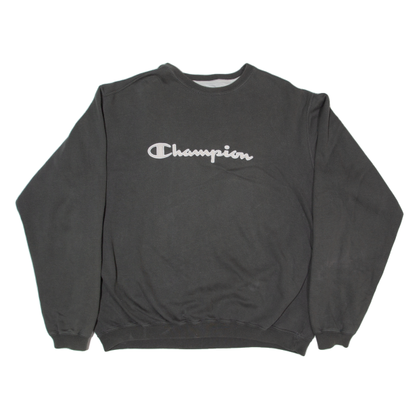 CHAMPION Mens Sweatshirt Grey 2XL Fashion