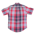 TOMMY HILFIGER Mens Shirt Red Plaid M Fashion