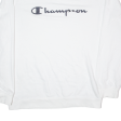 CHAMPION Mens Sweatshirt White XL Online Sale