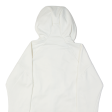 ADIDAS Fleece Lined Womens Jacket Cream Hooded UK 12 For Sale