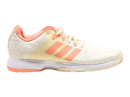 ADIDAS Barricade Court Sneaker Trainers Cream Synthetic Womens UK 6.5 Online Hot Sale