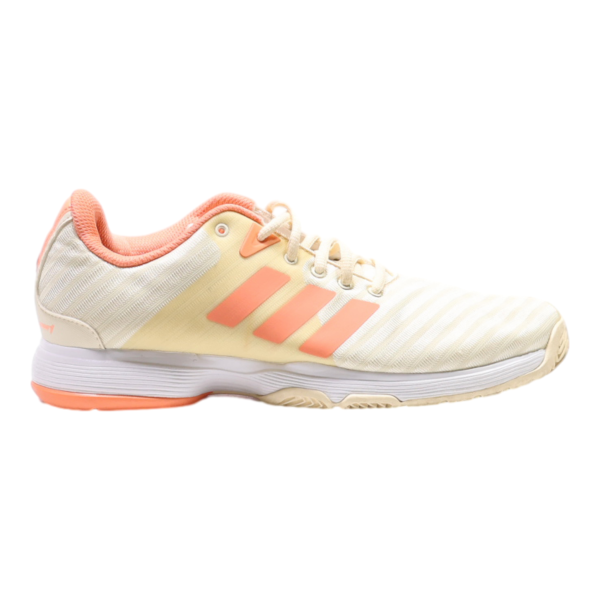 ADIDAS Barricade Court Sneaker Trainers Cream Synthetic Womens UK 6.5 Online Hot Sale