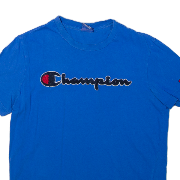 CHAMPION Mens T-Shirt Blue S For Sale