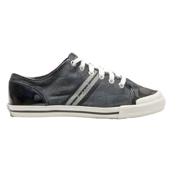 COACH Low Top Trainers Black Synthetic Womens UK 6 For Discount