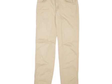 ARMANI JEANS Womens Trousers Beige Slim Straight W27 L29 For Cheap