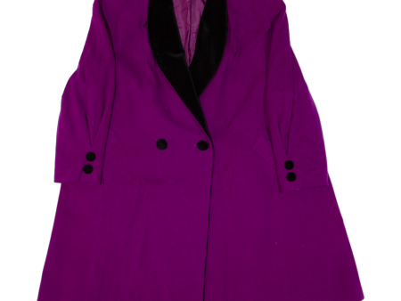 Womens Overcoat Coat Purple Knit Wool UK 14 Online now