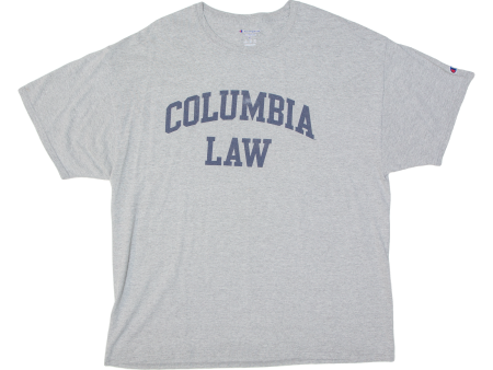 CHAMPION Columbia Law Mens T-Shirt Grey USA XL For Discount