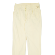 CLAY FERRY Pleated Womens Trousers Yellow Regular Straight W32 L34 Supply