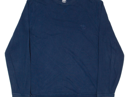 TIMBERLAND Mens Sweatshirt Blue S Fashion