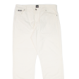 BOSS Montana Mens Trousers Cream Regular Straight W32 L30 Online