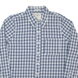 ABERCROMBIE & FITCH Muscle Mens Shirt Grey Check Long Sleeve XL Hot on Sale