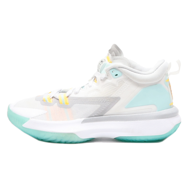 AIR JORDAN Zion 1 High Top Trainers White Synthetic Womens UK 5 Discount