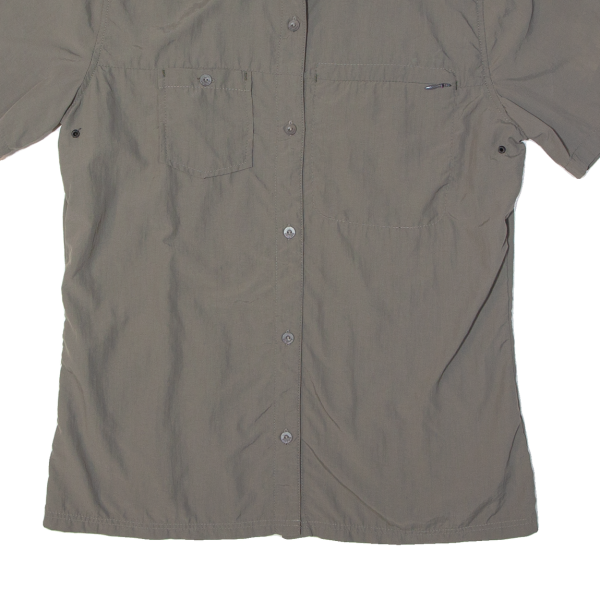 SALEWA Utility Womens Worker Shirt Grey UK 14 Hot on Sale