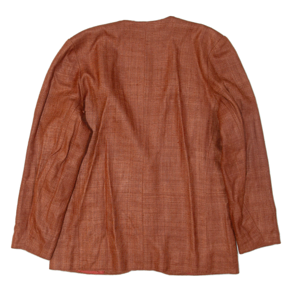 VIZIO Womens Blazer Jacket Orange 90s M Cheap