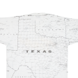 SCREEN STARS TEST Texas Mens T-Shirt White USA L For Discount