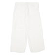 S MAX MARA Crop Womens Trousers White Relaxed Straight W28 L24 Fashion