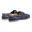 TIMBERLAND Denim Boat Shoes Blue Cotton Mens UK 11 Cheap