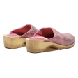 BLAGHORN Clog Shoes Pink Leather Womens UK 6 Cheap