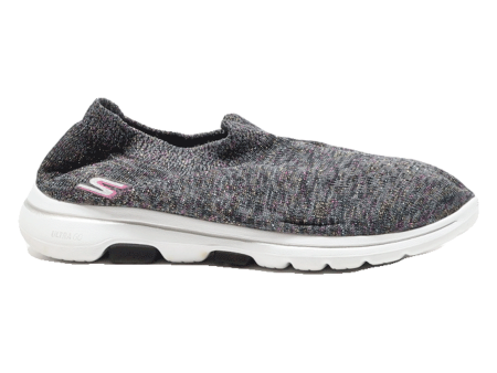 SKECHERS Low Top Trainers Black Synthetic Womens UK 4 Discount